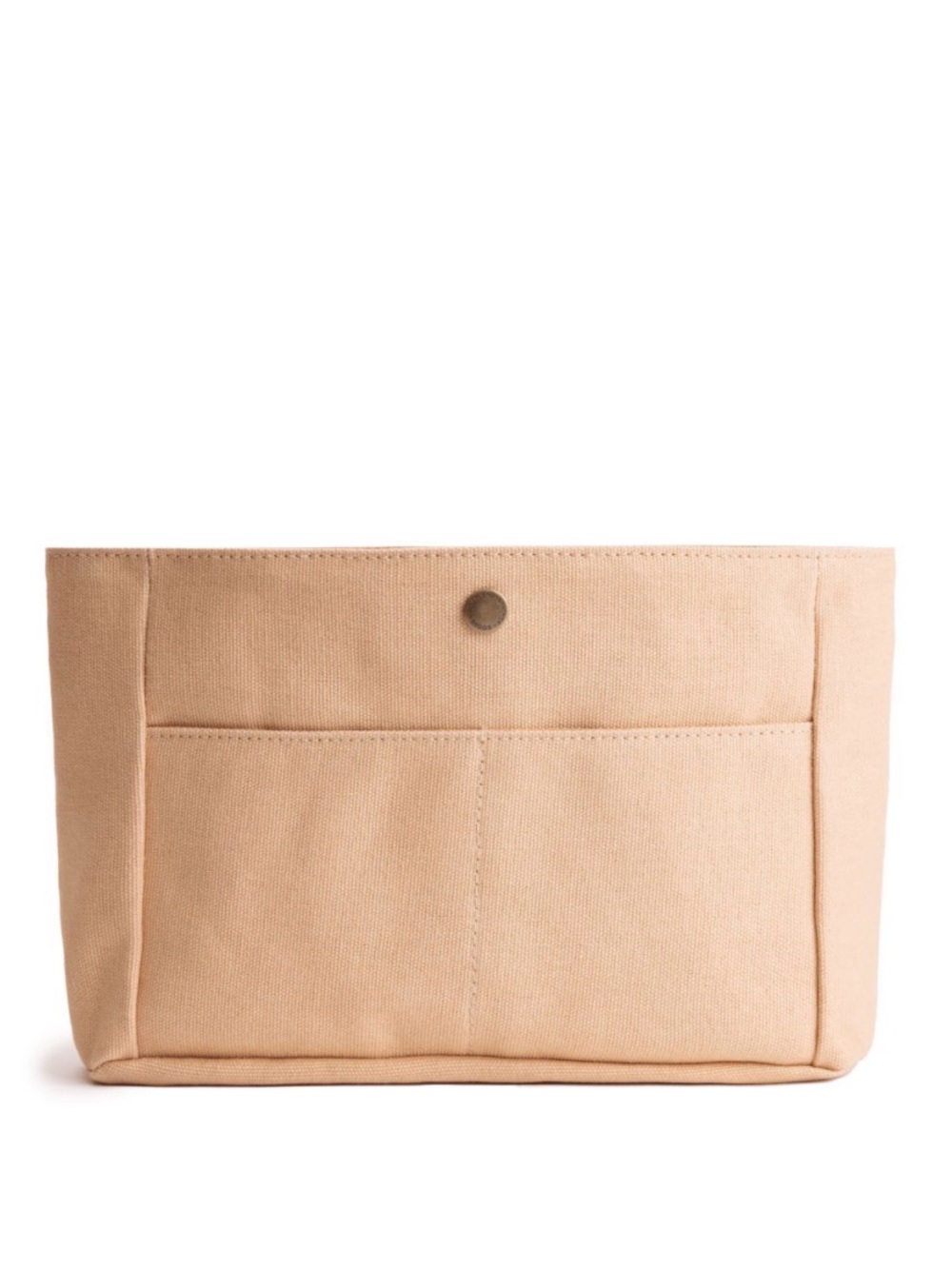 Portland Leather Goods small classic Canvas Organizer in SESAME